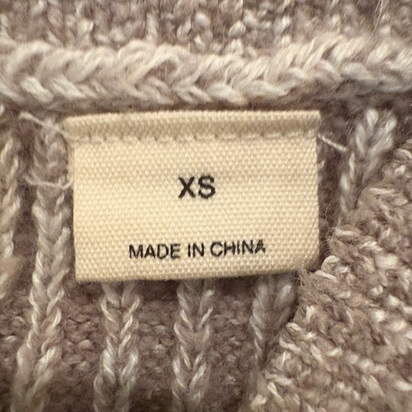 Sleeping On Snow Taupe/Beige/Cream Asymmetrical Knit Fringe Pull On Skirt - Picture 10 of 12